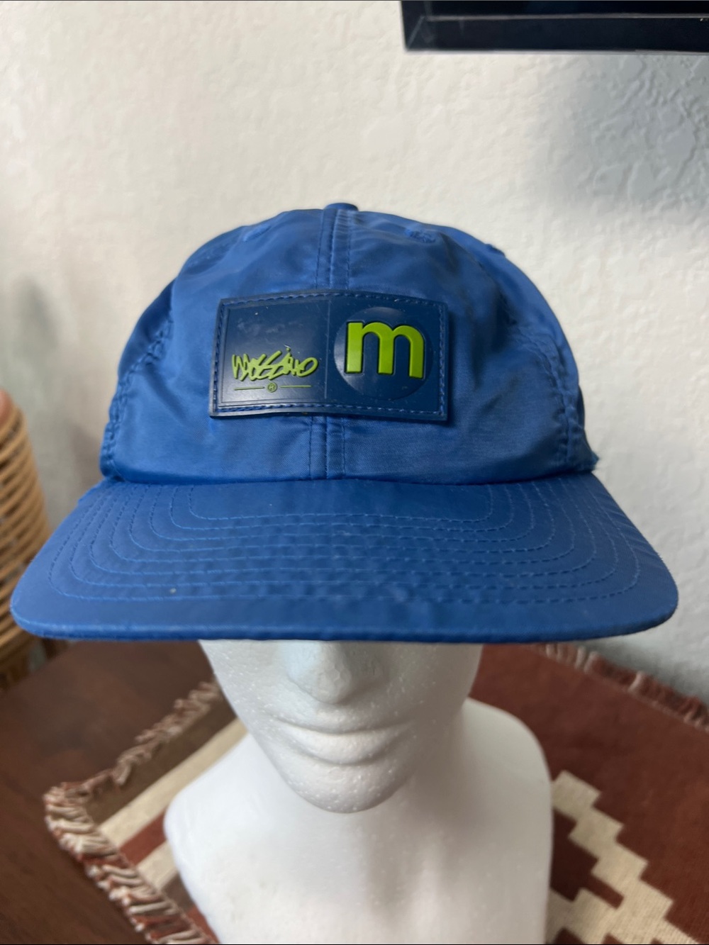 Vintage 90s Mossimo blue zip back Baseball Cap